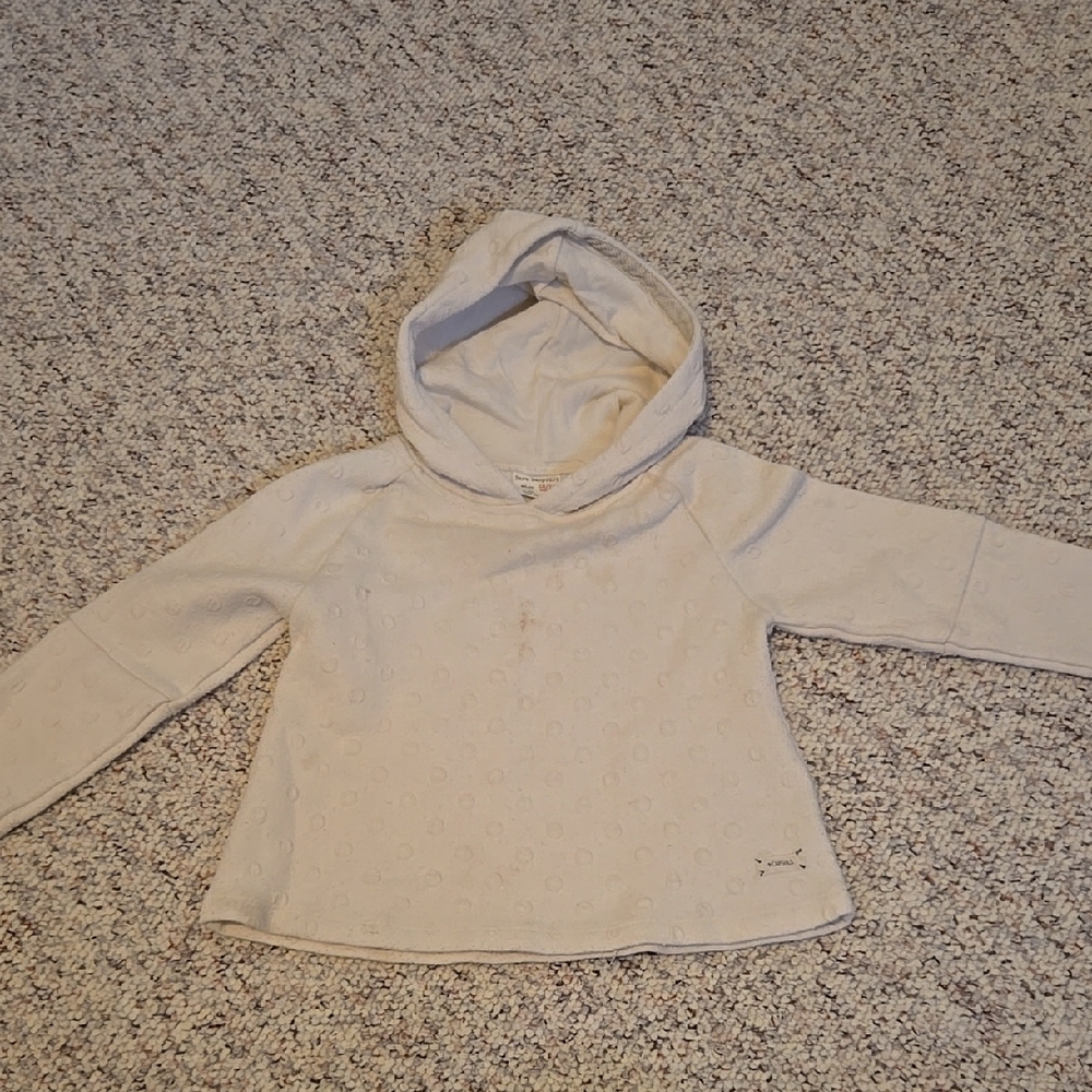 Zara BabyGirl Soft Cream Hoodie
